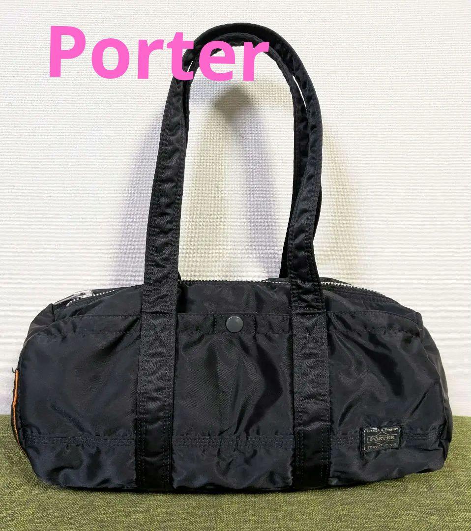 【美品】ポーター TANKER タンカー ショルダーバッグ ブラック ナイロン