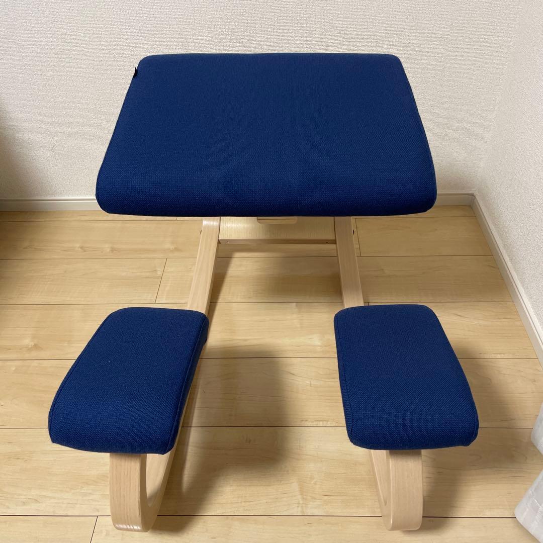 Varier Variable バランスチェア ブルー (美品・カバー付き)