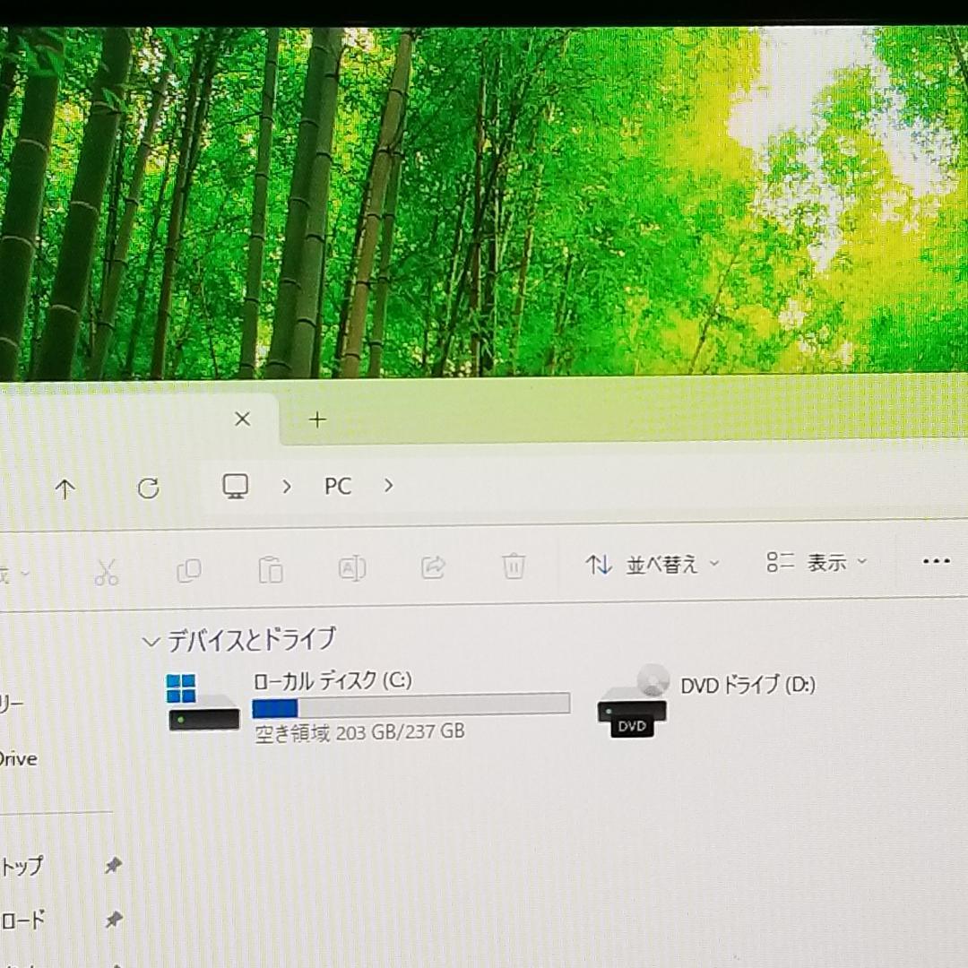 SSD256GB i3 Win11 デスクトップPC HP (E2595