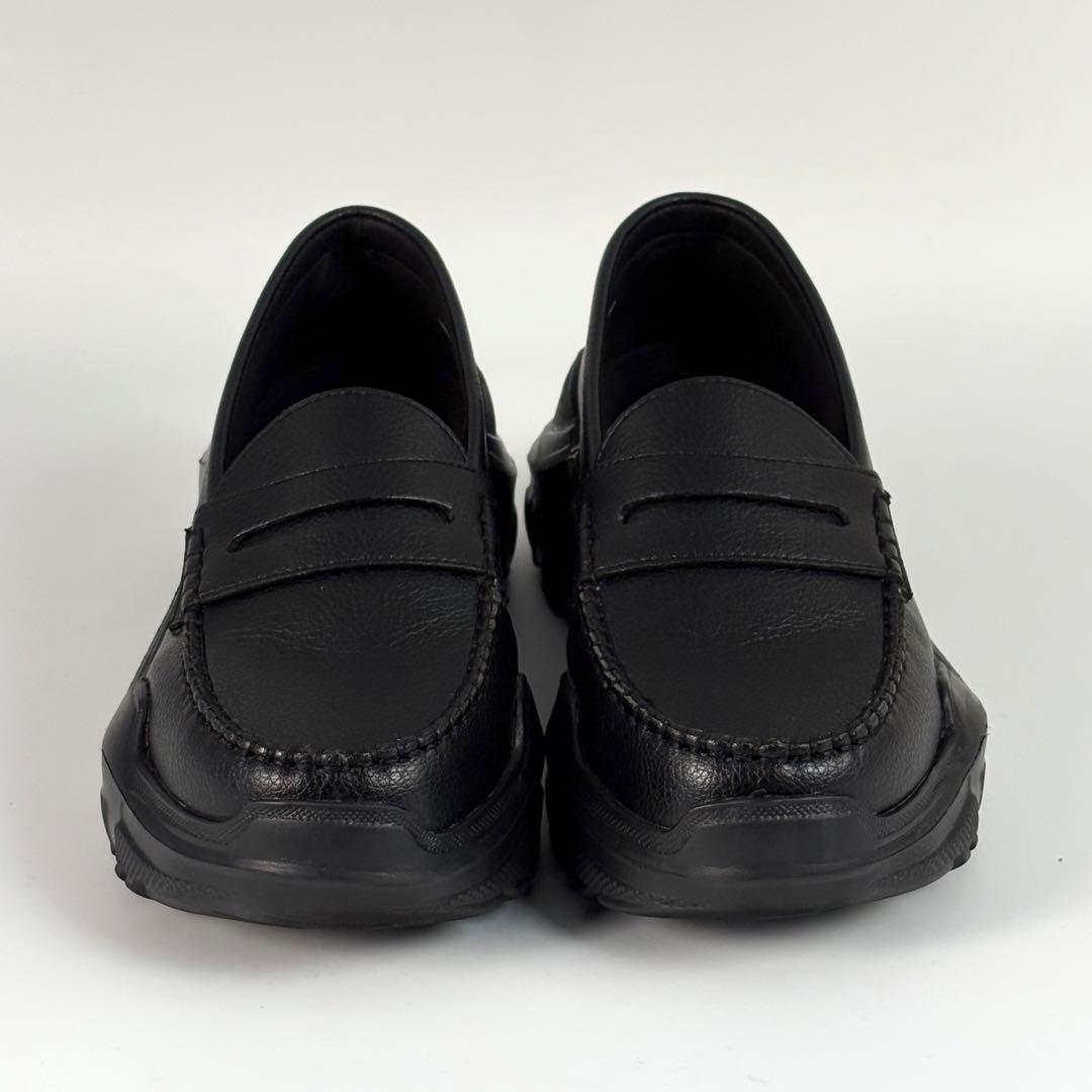 AKIKOAOKI 厚底 ローファー スリッポン ブラック 24cm 軽量