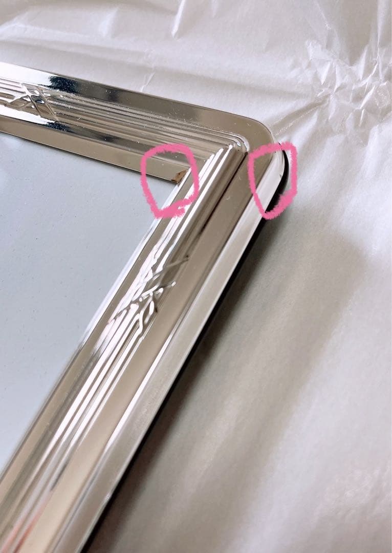 【未使用品】CHRISTOFLE クリストフル フォトフレーム リュバン