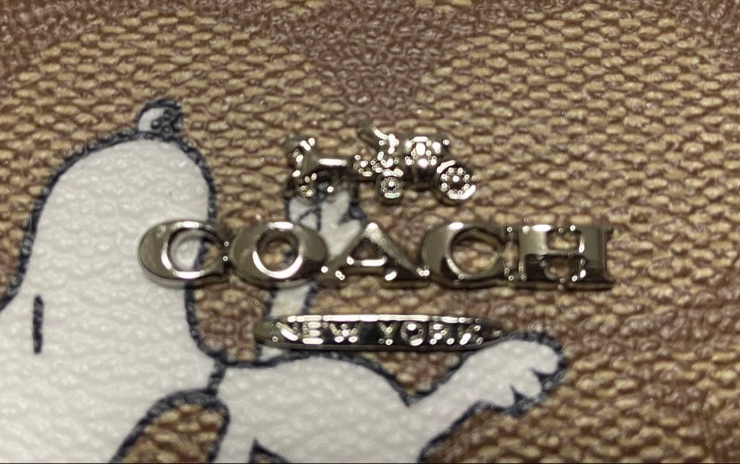 【新品未使用】COACH コーチ 長財布　 スヌーピー限定モデル　C4596
