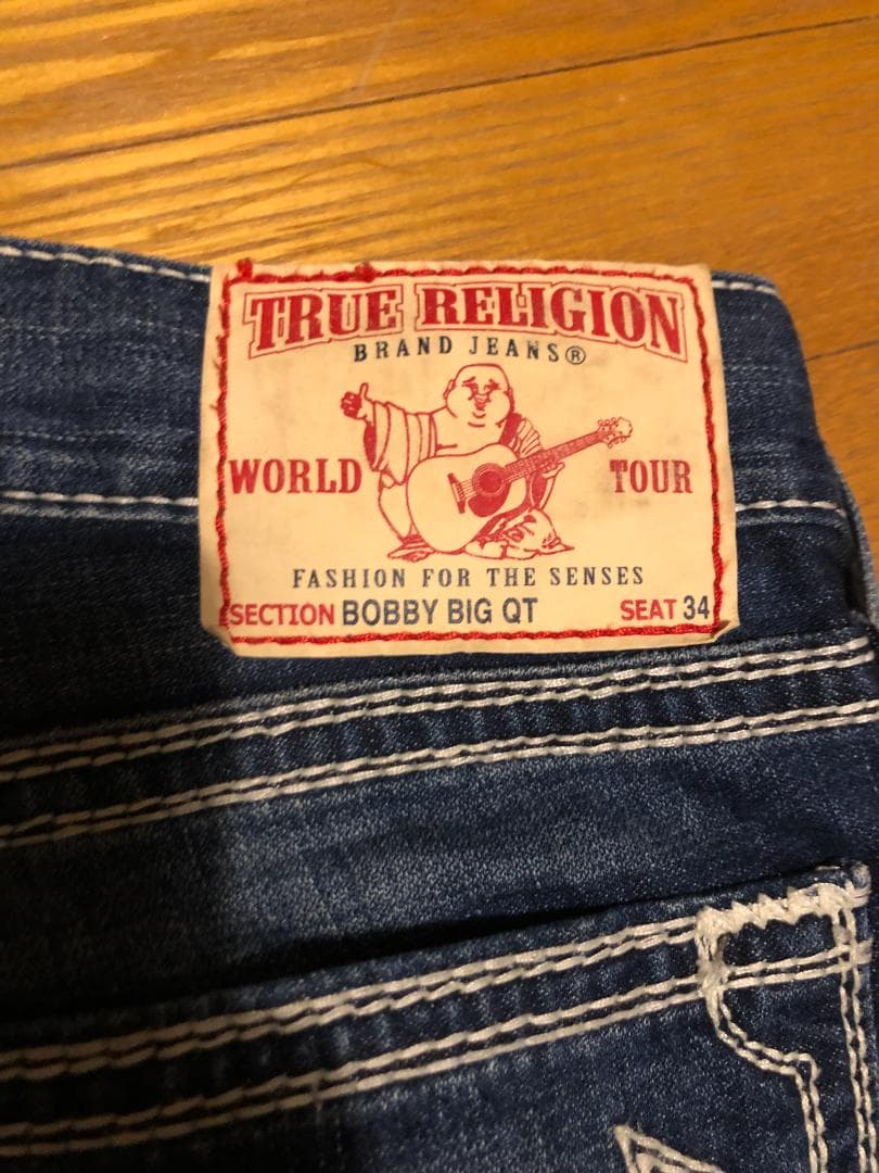 希少 TRUE RELIGION BOBBY BIG QT 34サイズ