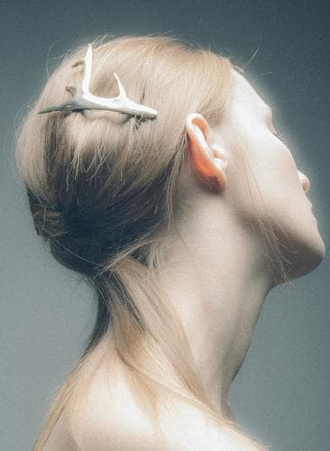 PLUIE アントラー バレッタ ヘアバレッタ アメリカ製