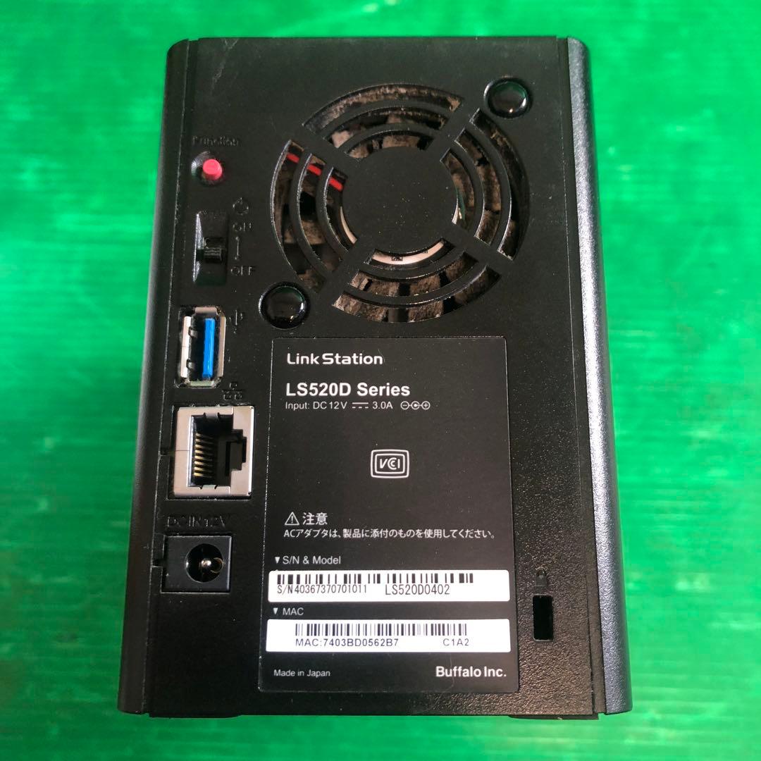 BUFFALO LS720D0402 4TB ネットワークハードディスク 動作品