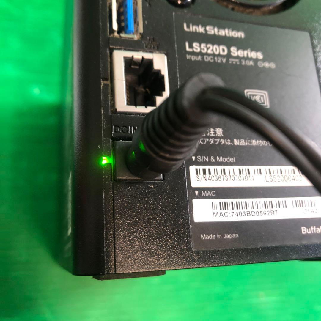 BUFFALO LS720D0402 4TB ネットワークハードディスク 動作品