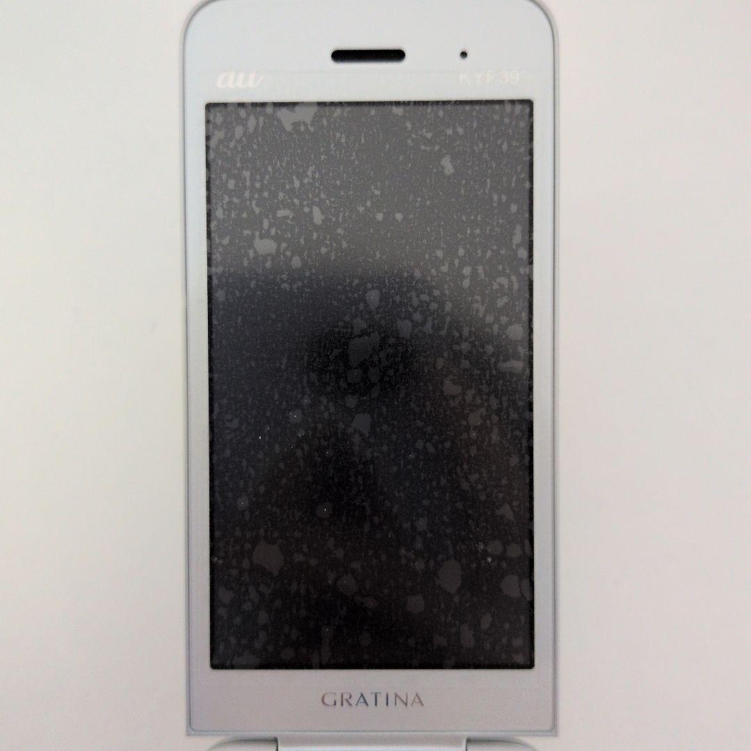 au GRATINA KYF38 ホワイト SIMフリー