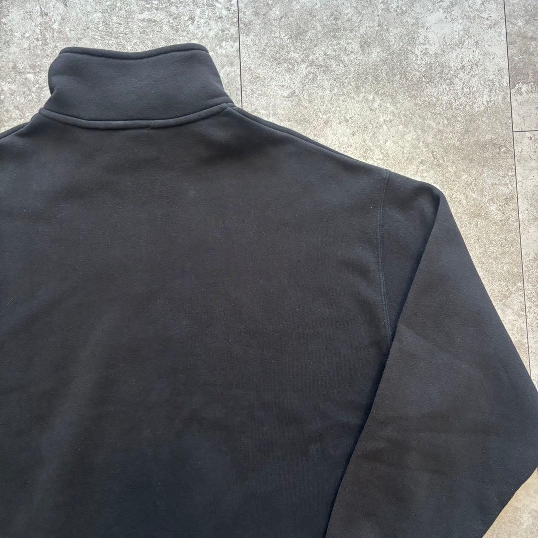 【美品】BAGARCH バガーチ　ブラック　ハーフジップ　トレーナー　裏起毛