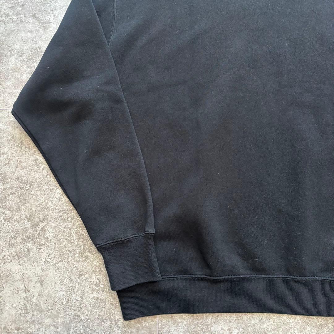 【美品】BAGARCH バガーチ　ブラック　ハーフジップ　トレーナー　裏起毛
