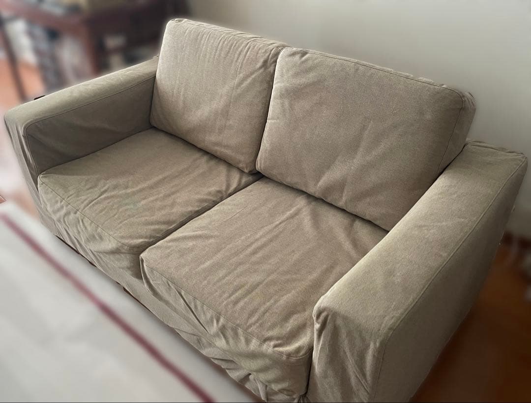 【8/23まで】無印良品2人掛けソファ