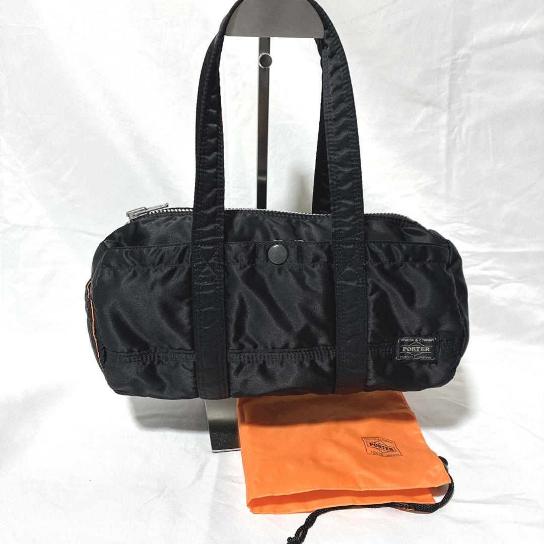 美品！ポーター タンカー ミニボストンバッグ S ナイロン 黒 PORTER