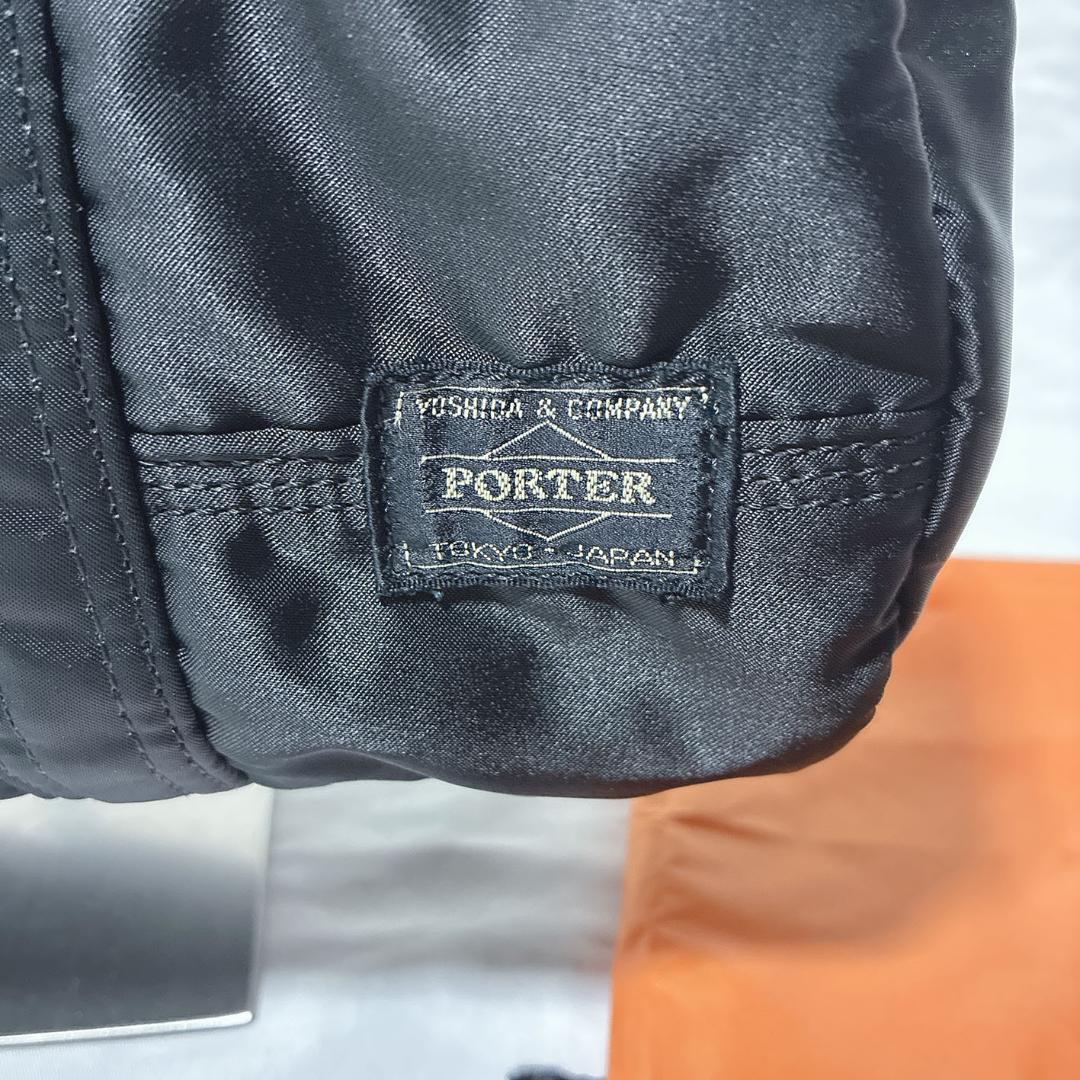 美品！ポーター タンカー ミニボストンバッグ S ナイロン 黒 PORTER