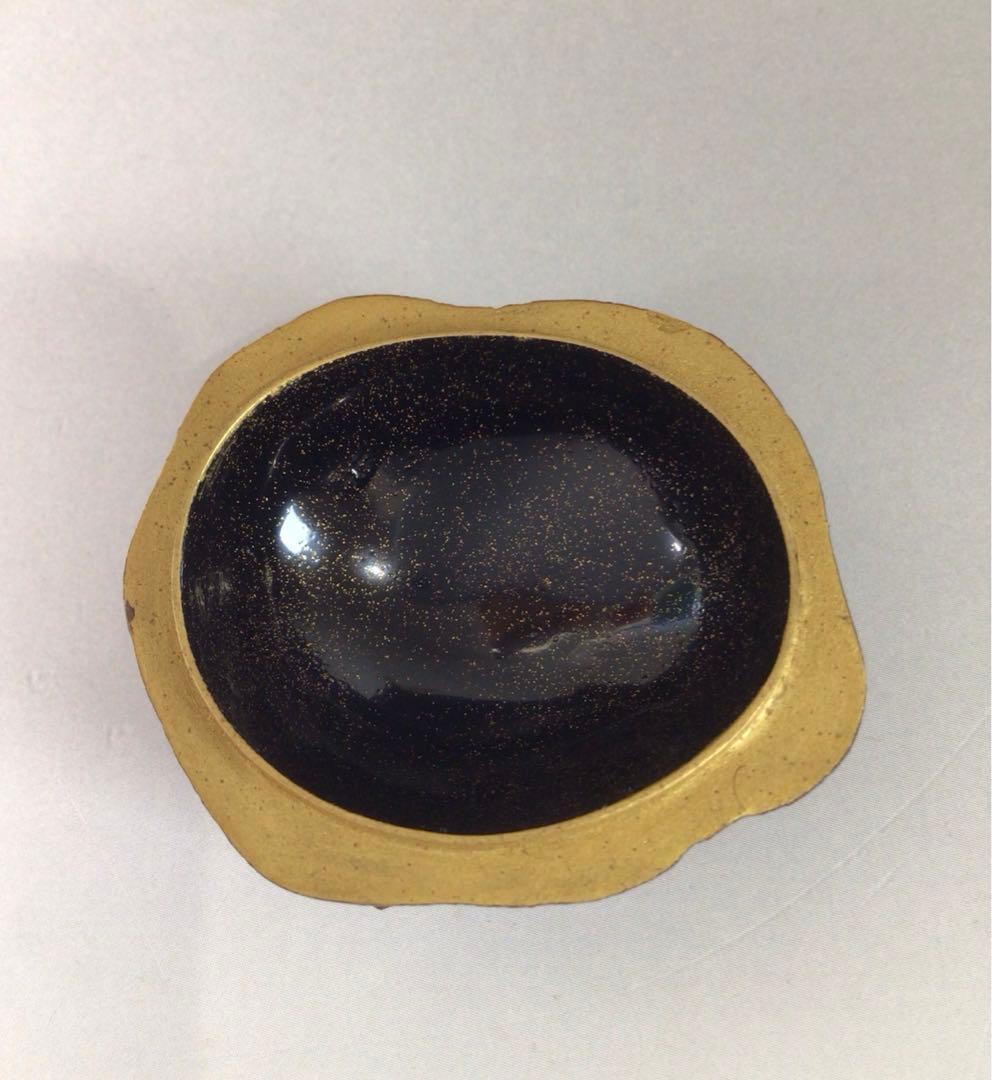 Ｒ８６２　香合　『輪島塗』『池上昭一作』『石榴(ザクロ)香合』　共箱　茶道具