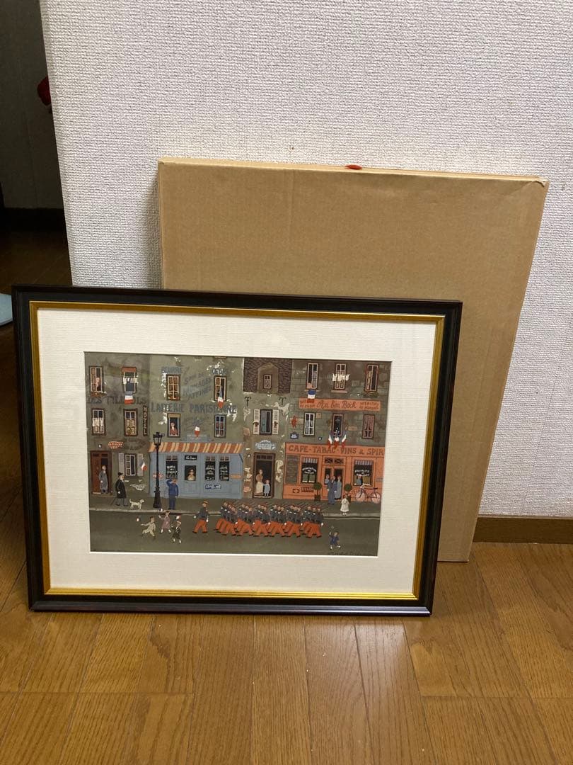 版画　大判リトグラフ　7月14日のパレード　[有名画家ドラクロア] 未使用