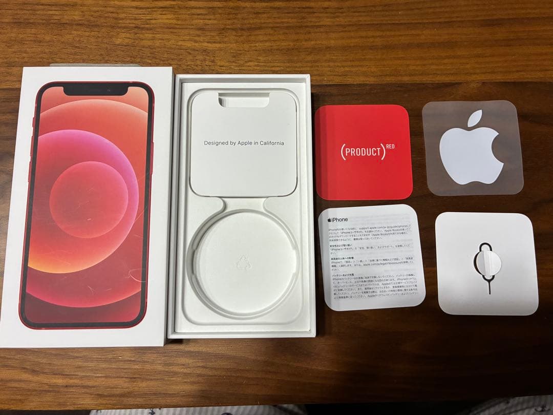 iPhone12mini 256GB PRODUCT(RED)&イヤホン