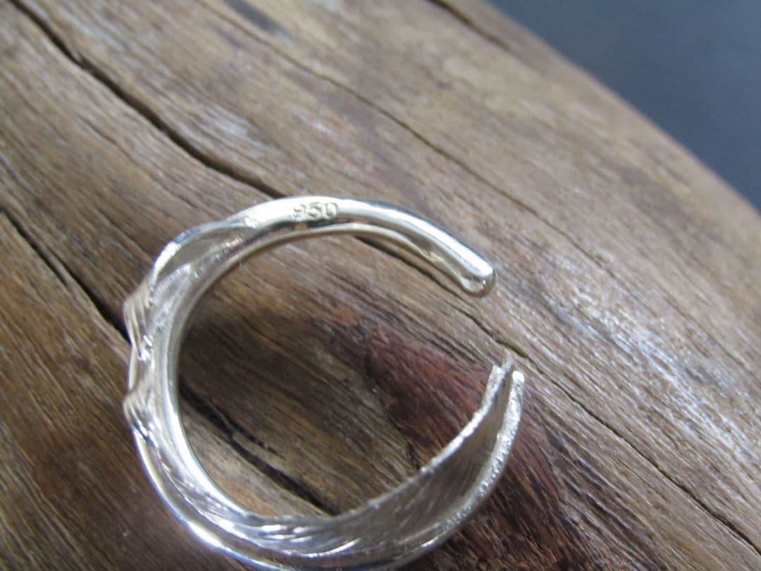 17号　フリーサイズ　フェザーリング　SV950　インディアンジュエリー