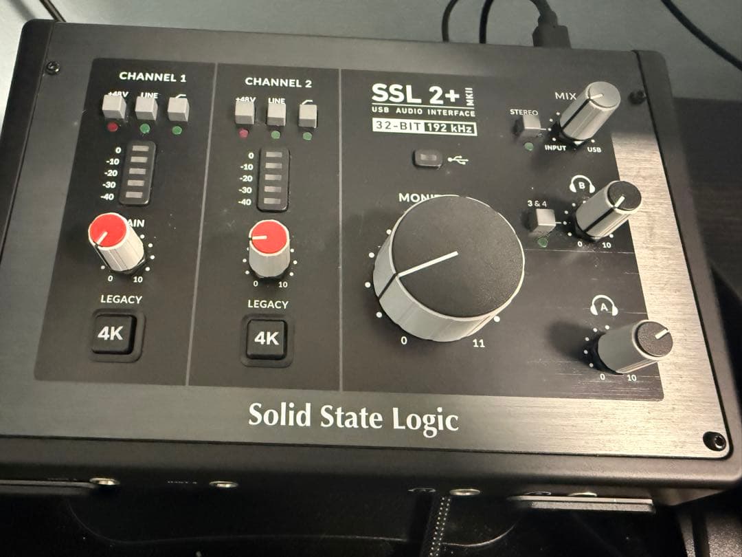 Solid State Logic SSL2+ mk2オーディオインターフェイス