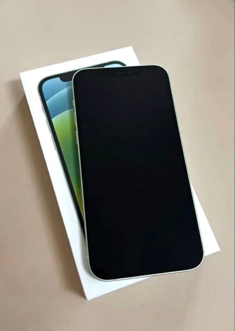 iPhone 12 128GB グリーン 純正充電ケーブル バッテリー残量84%