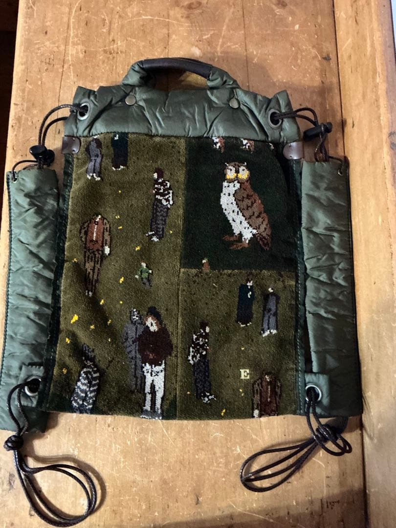 か*す様 エバゴス 2way リュック*トート　シェニール織