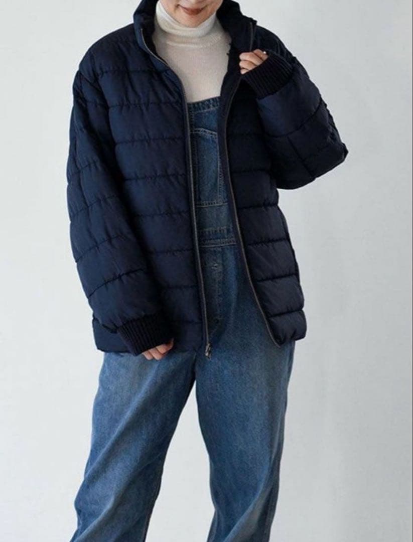 ハグオーワー　Cloth&Cross リバーシブルブルゾン ネイビー 雅姫