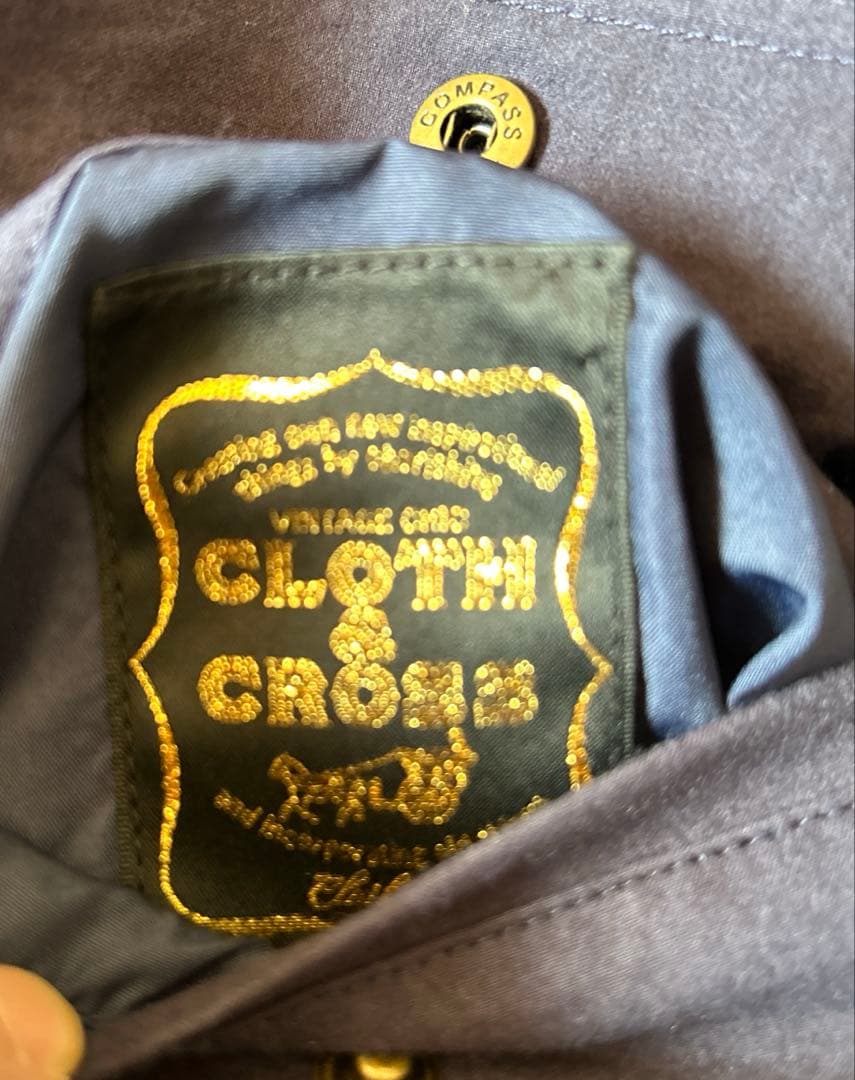 ハグオーワー　Cloth&Cross リバーシブルブルゾン ネイビー 雅姫