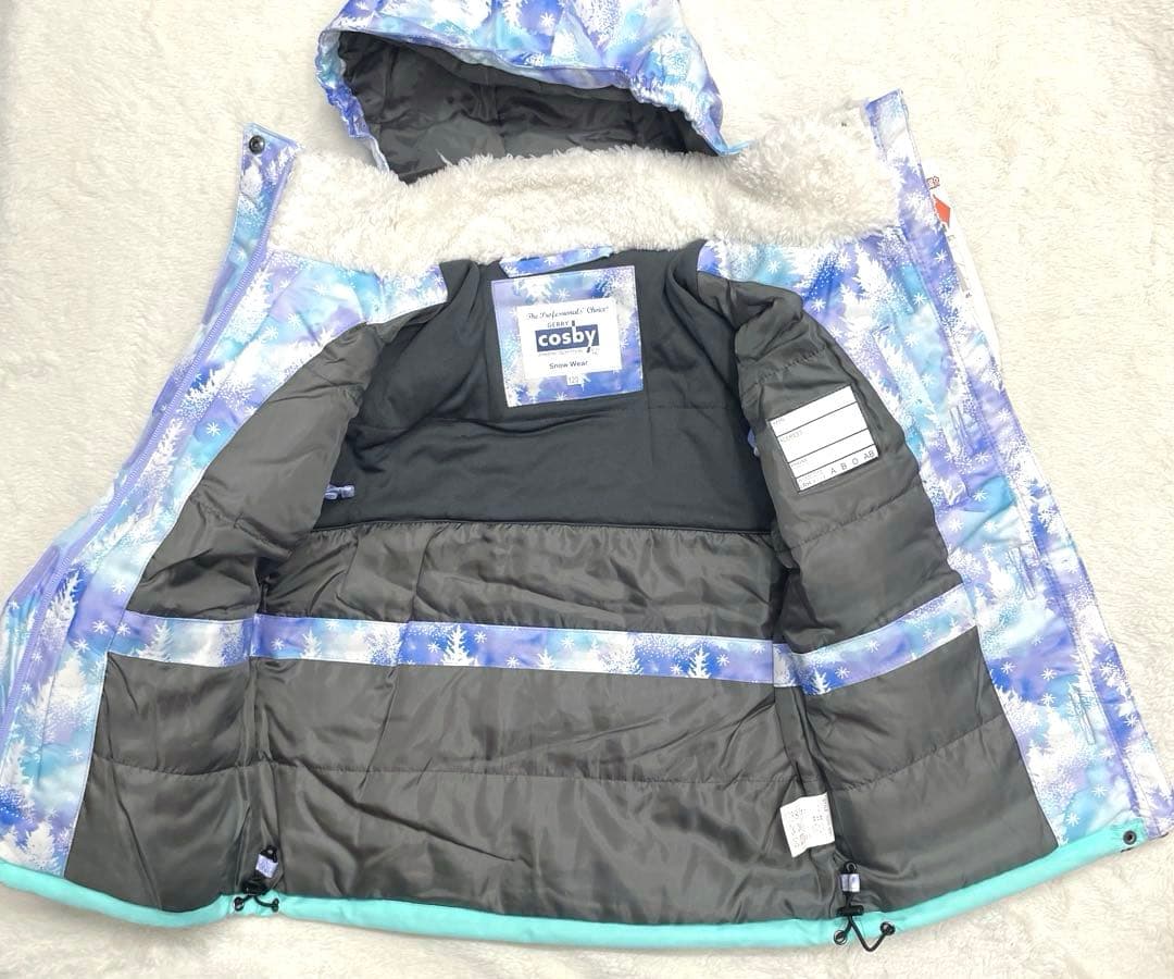 7r338 新品　cosby 新品　120cm スキーウェア　子供　上下セット