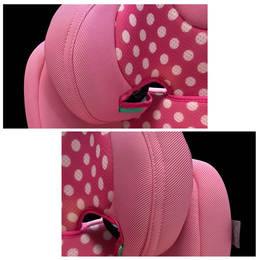 【期間限定割引】美品 ディズニー ハイバックジュニアシート ミニーマウスデザイン