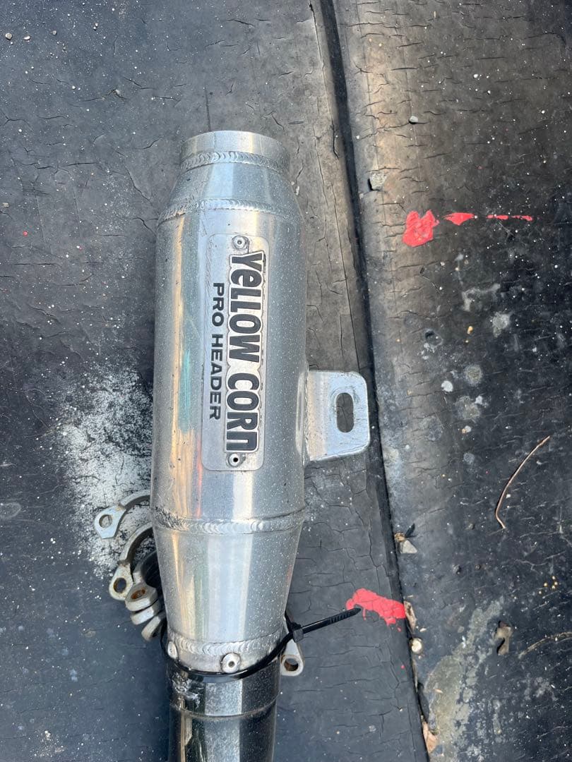 YELLOW CORN PRO HEADER マフラー　ゼファー