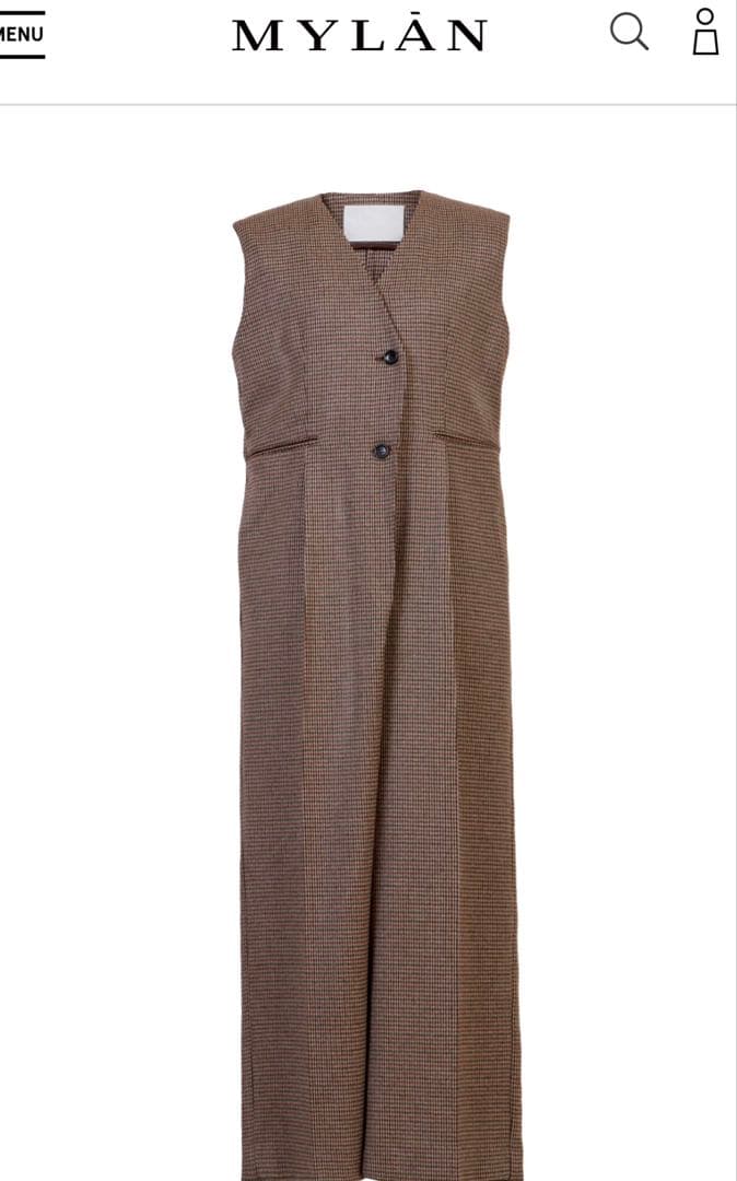 マイランWool Tweed Tailored Jumpsuit