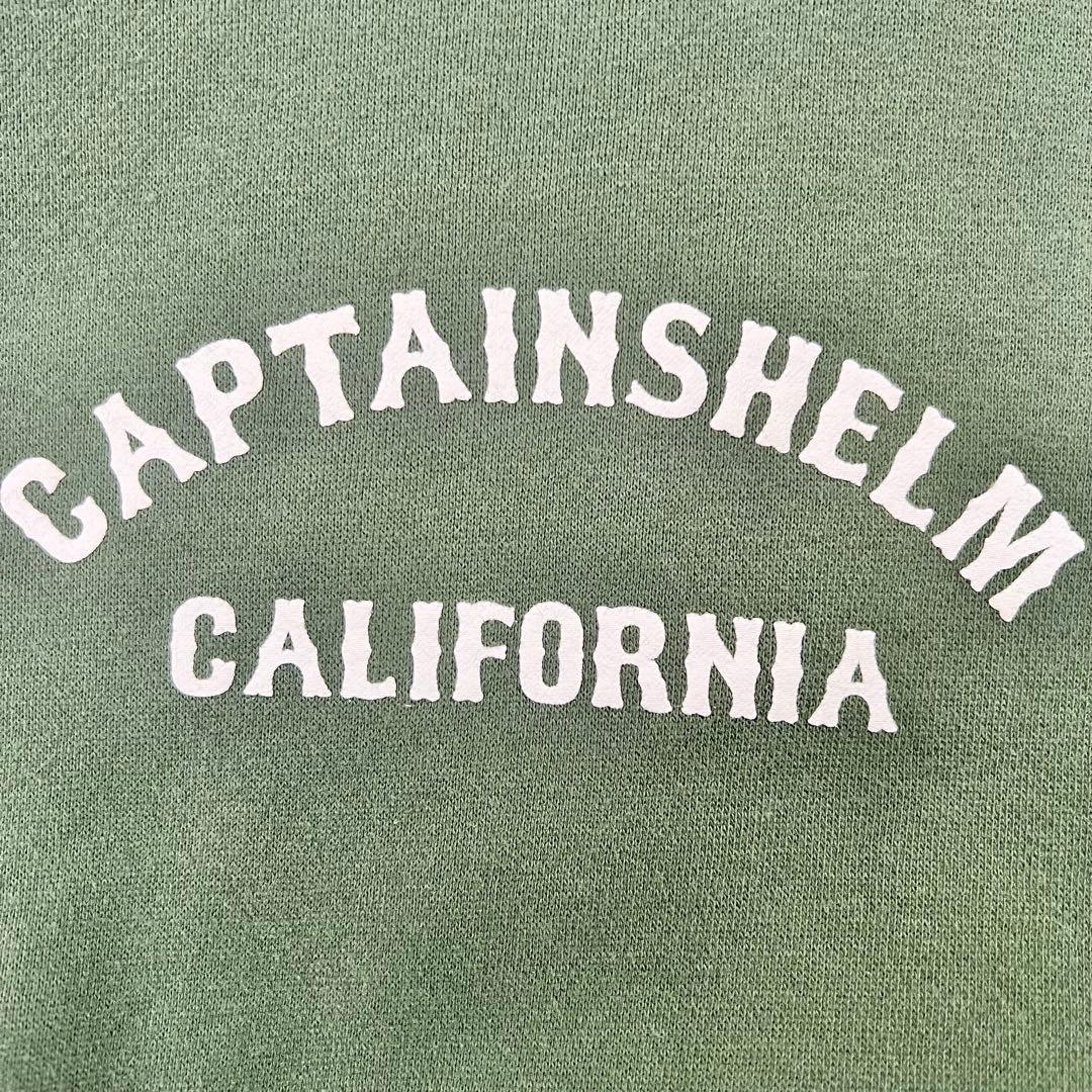 『CAPTAINS HELM』　スウェット　california 緑　【XL】