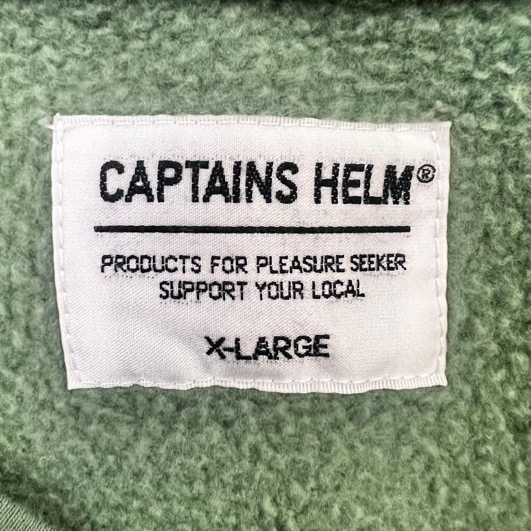 『CAPTAINS HELM』　スウェット　california 緑　【XL】