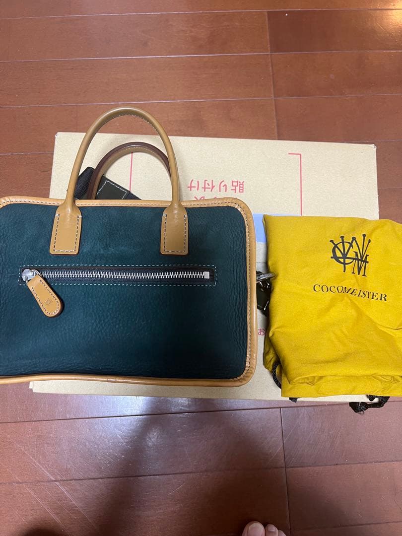 COCOMEISTER ダブルウッド　クラシカルミニボストン