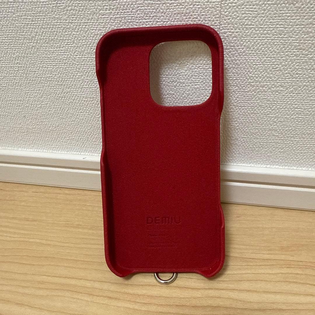 DEMUI BALLON iPhone 16 Pro ケース レッド