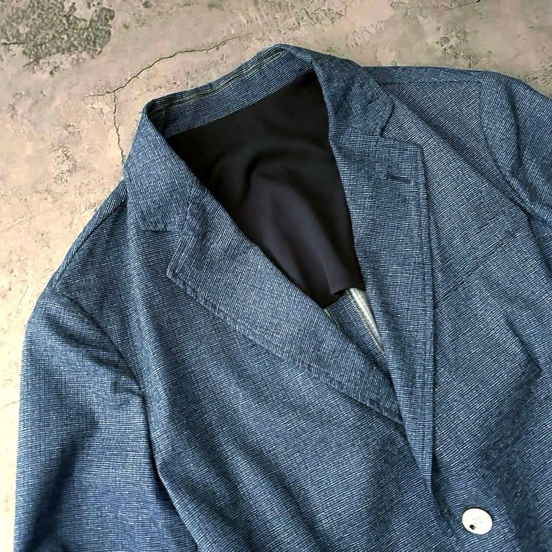 ZARA MAN 総柄 デニム調 サマー セットアップ