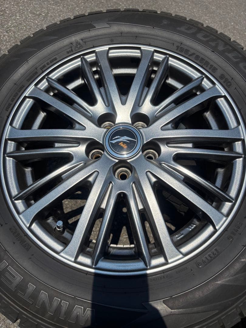 スタッドレス　4本セット195/65R15 15×6J PCD43 5H100