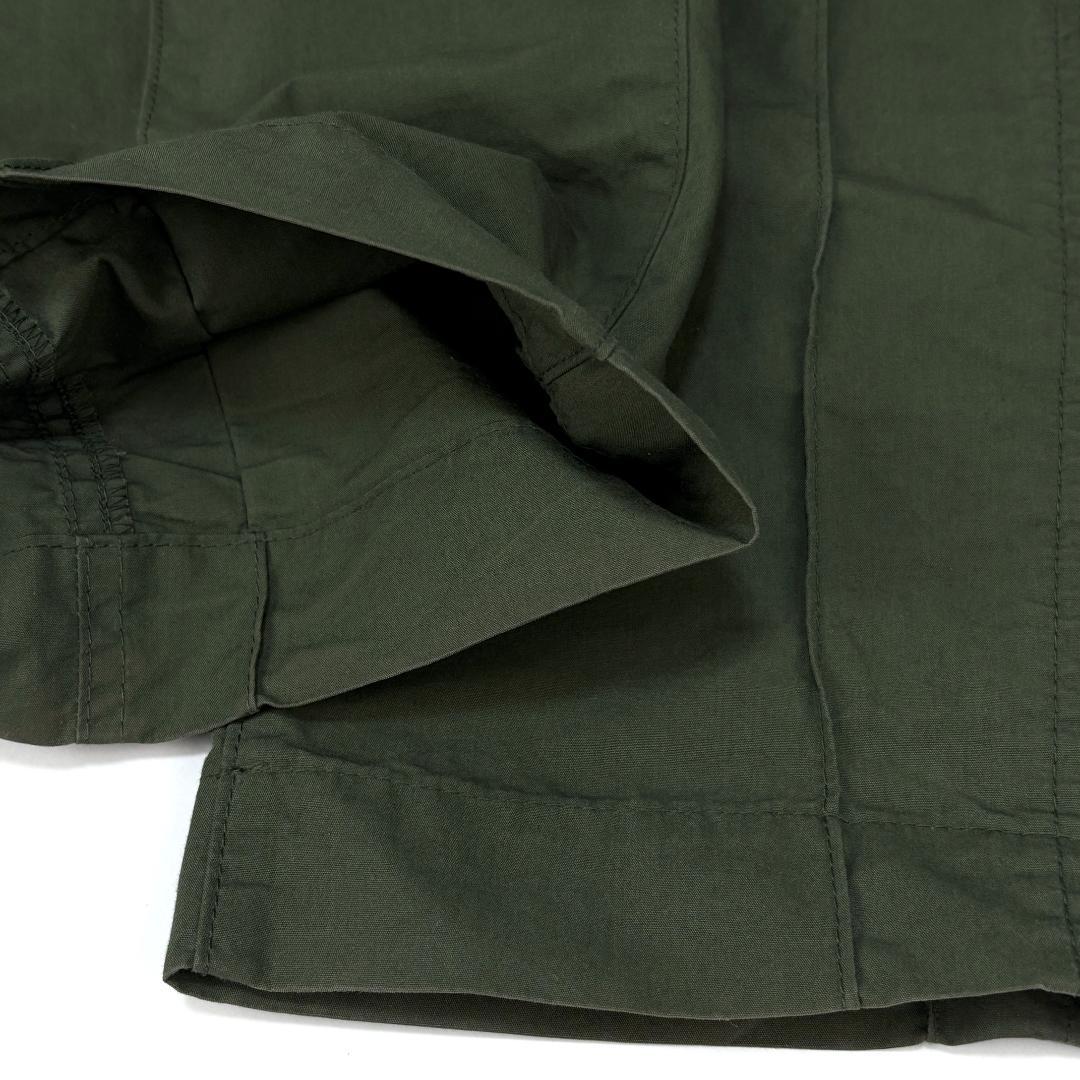 美品 Mame Kurogouchi コットンナイロン タックカーゴトラウザーズ