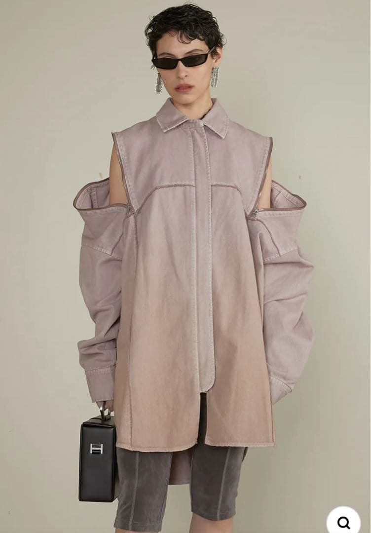 ジャケット・アウター PRANK PROJECT Gradient Denim Shirt Dress