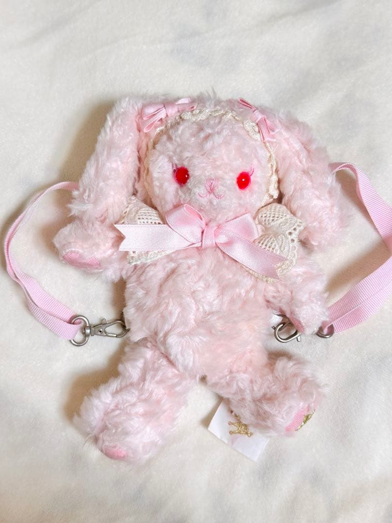 うさくみゃリュック ミニミニ ピンク BABY