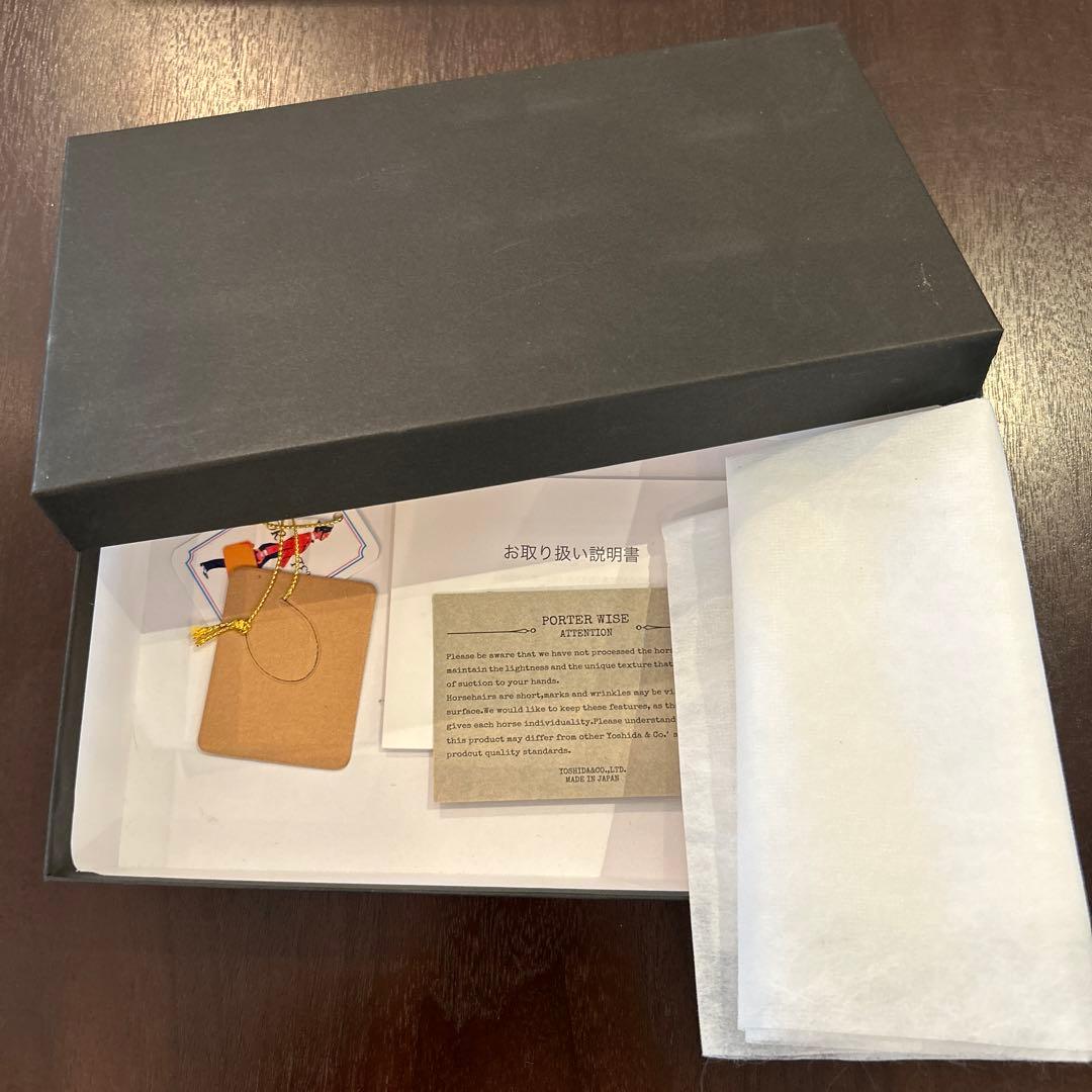 PORTER WISE （株）吉田 馬革 長財布 黒