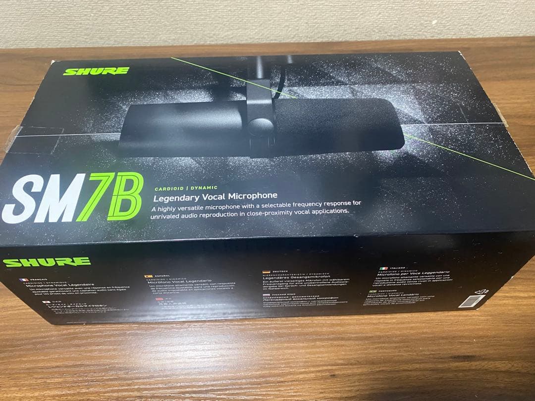SHURE SM7B ダイナミックマイク SHURE マイクケーブルC25J付き