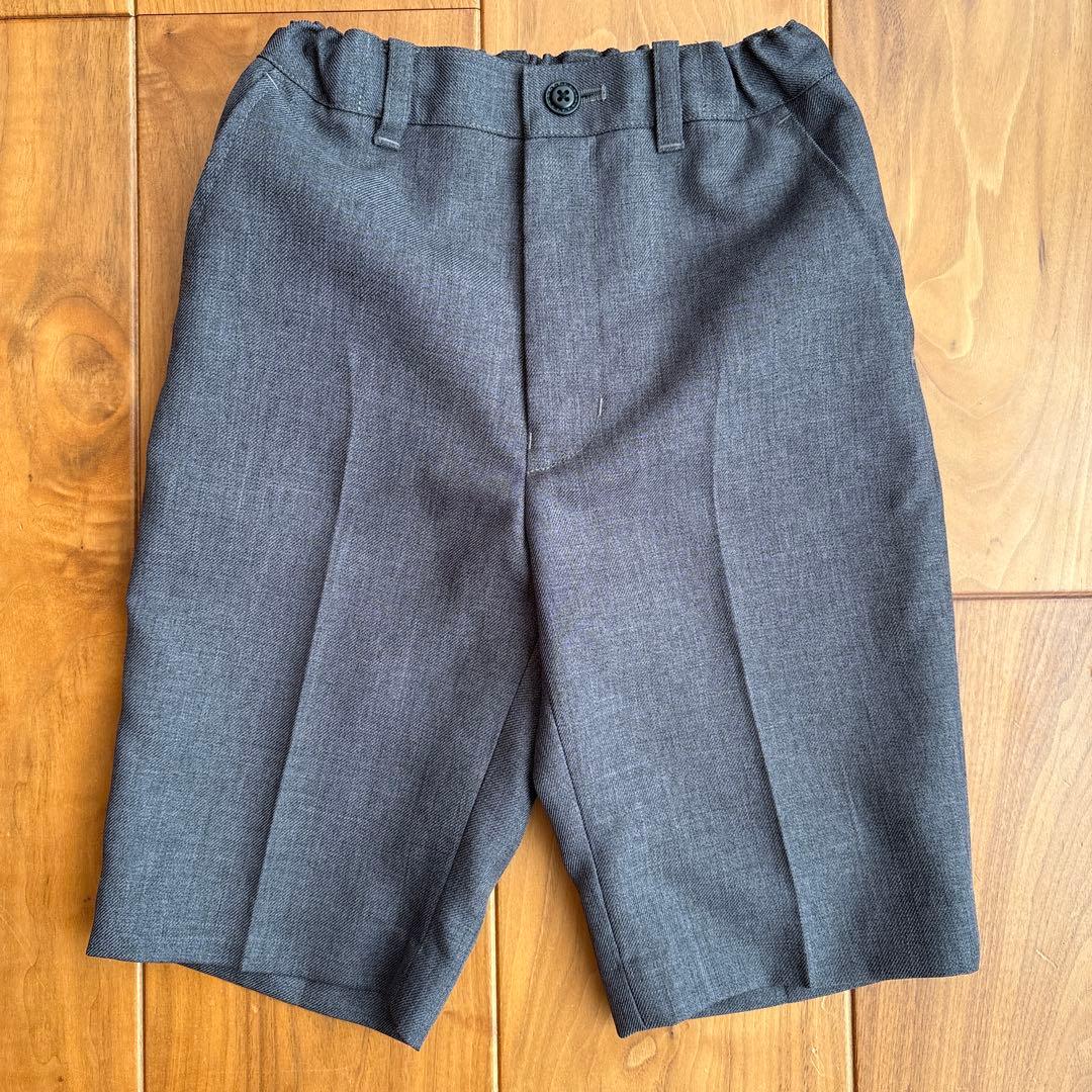 BEAMS mini セレモニー スーツ セットアップ 120 チャコール