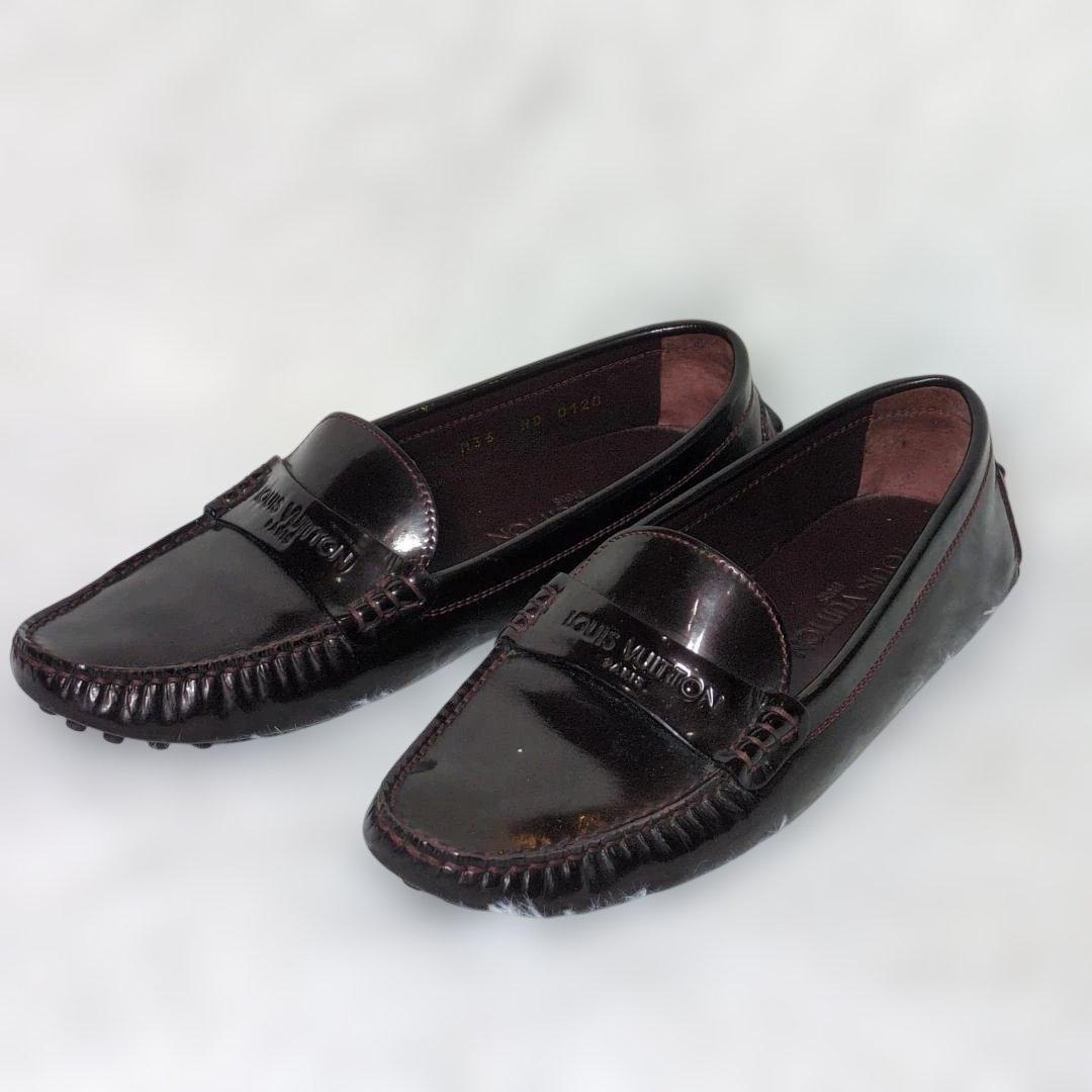 LOUIS VUITTON ドライビングシューズ ダークブラウン36 レディース