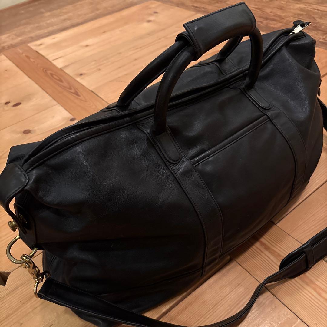 COACH フルレザー ボストンバッグ 大容量