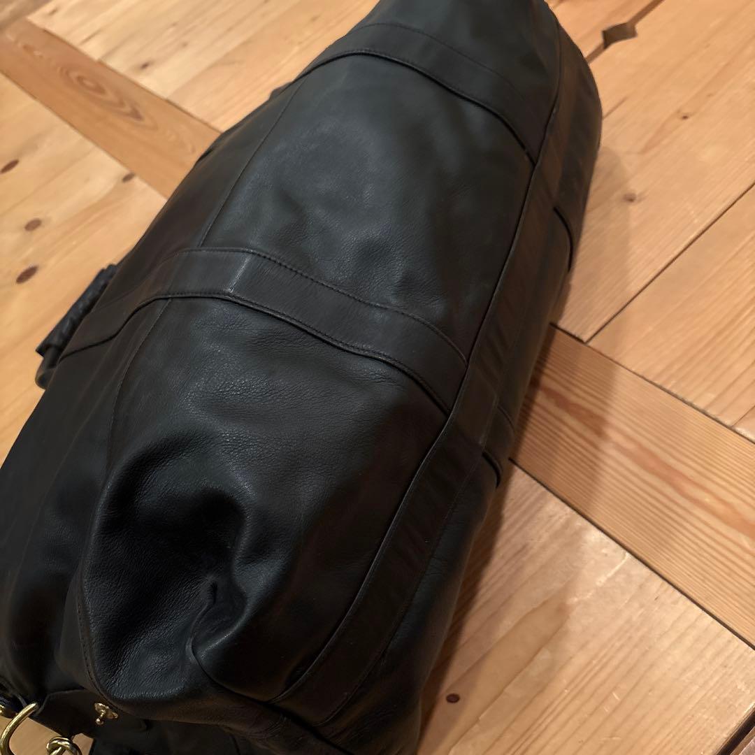 COACH フルレザー ボストンバッグ 大容量