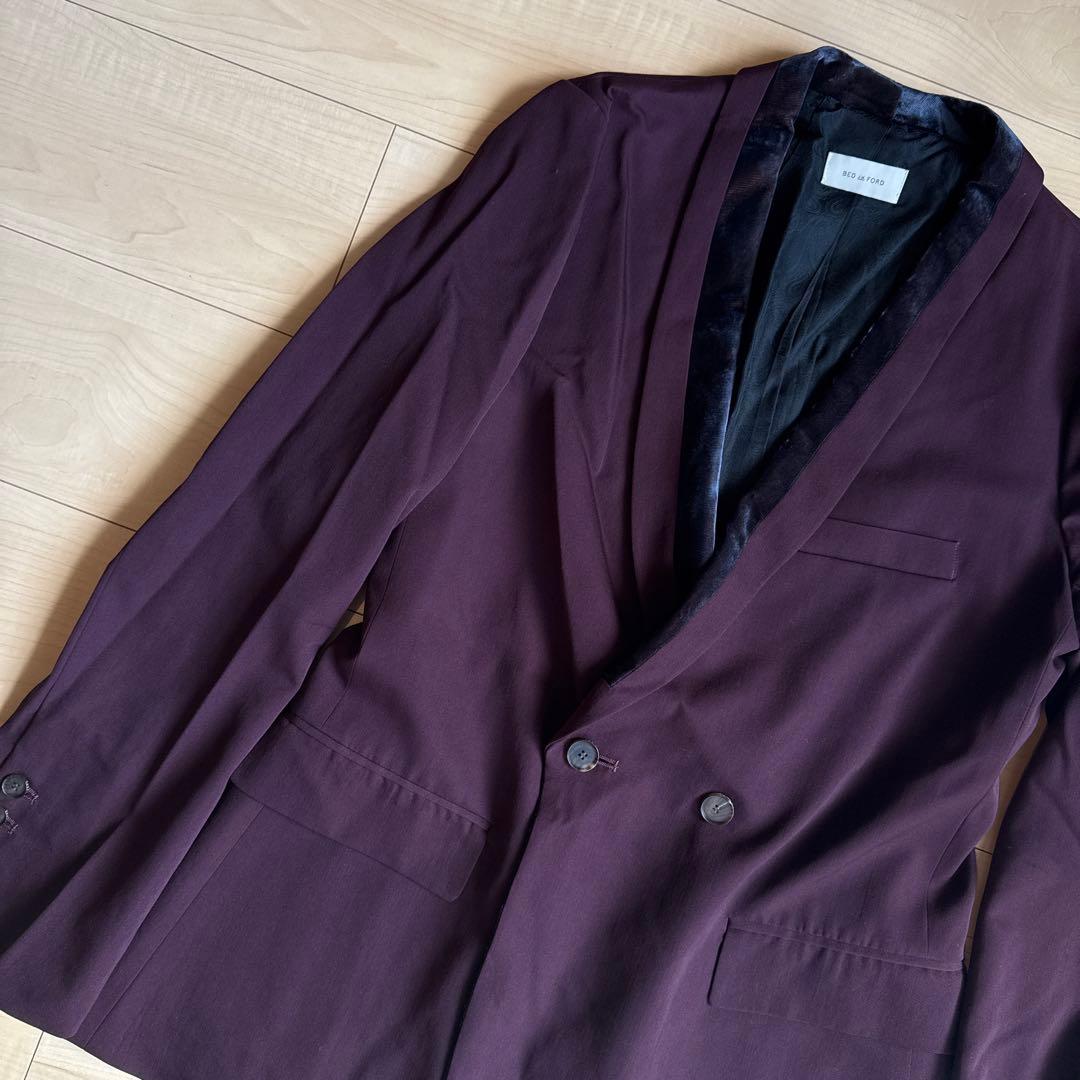 ジャケット・アウター BED J.W. FORD Shawl Collar Jacket