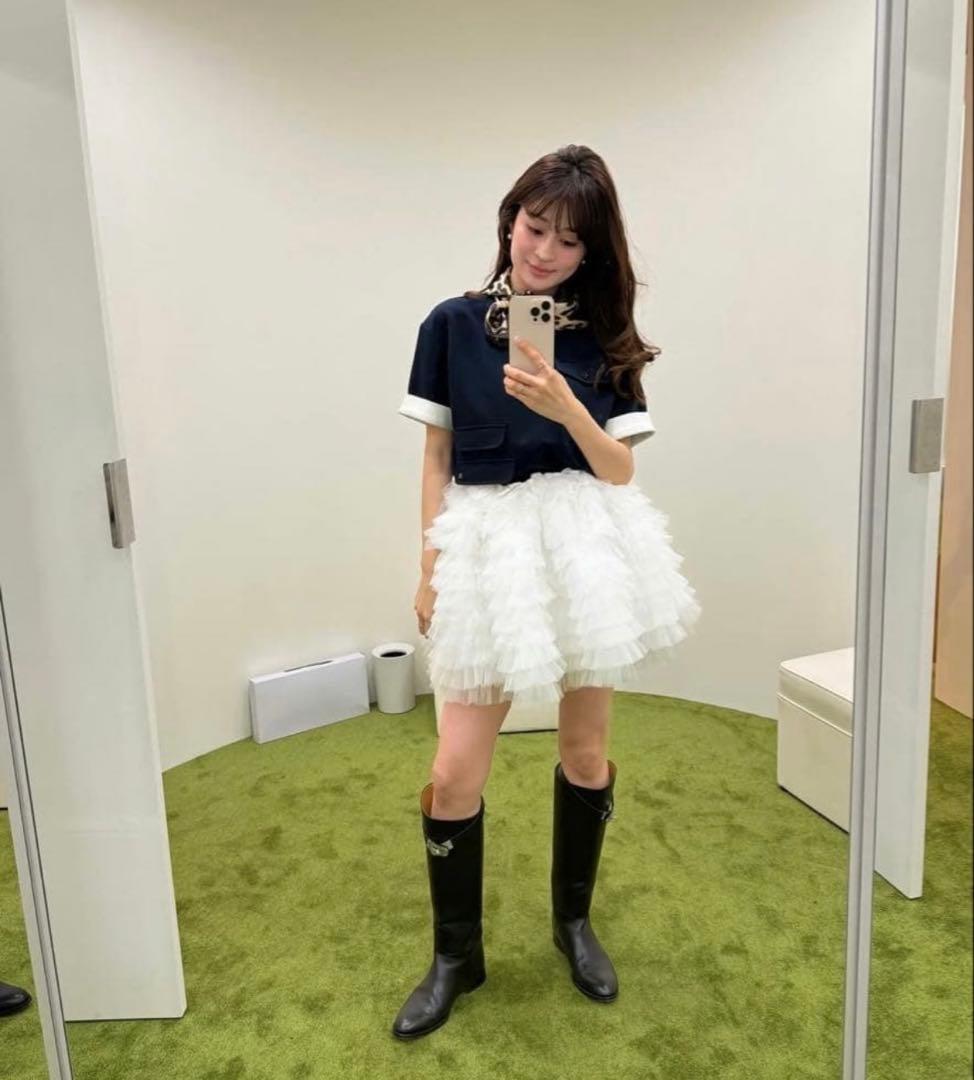 スカート Bibiy. DARLENE SHUSHU MINI SKIRT