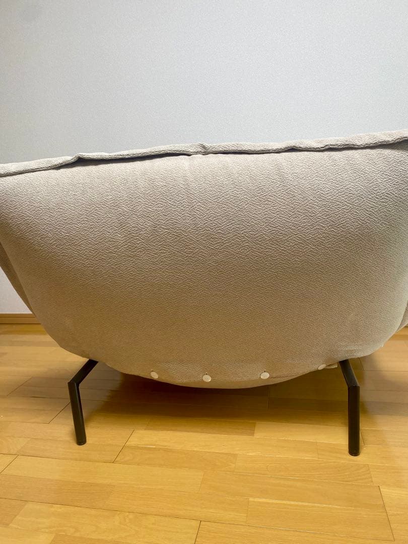 リーン・ロゼ　ロゼカラン1P ファブリックソファ