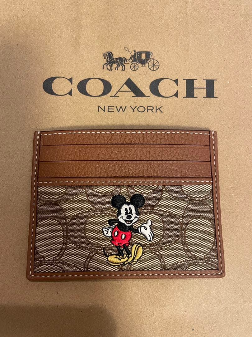 【DISNEY X COACH】スリム ID カード ケース