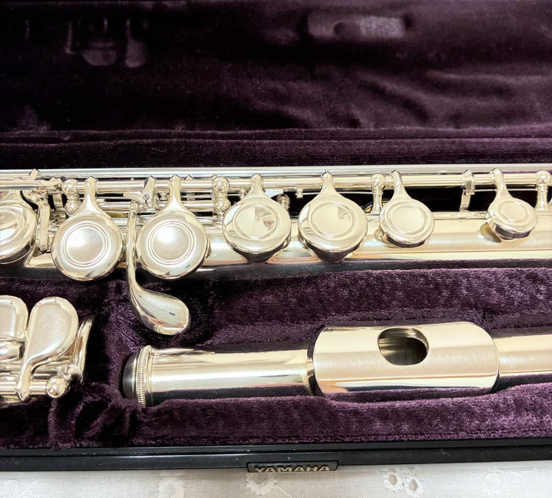 【美品】 YAMAHA フルート YFL-311Ⅱ 頭部管銀製 Eメカ付 日本製