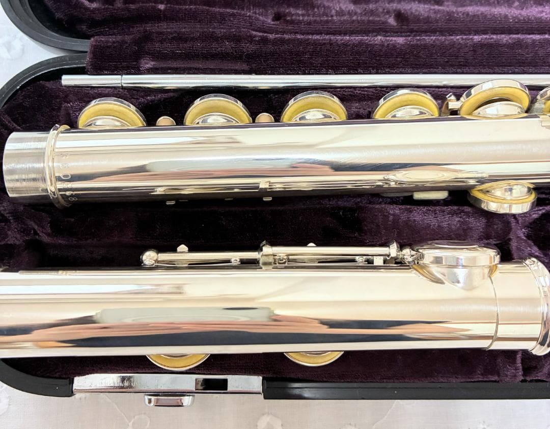 【美品】 YAMAHA フルート YFL-311Ⅱ 頭部管銀製 Eメカ付 日本製